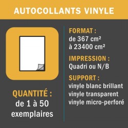 Autocollant vinyle