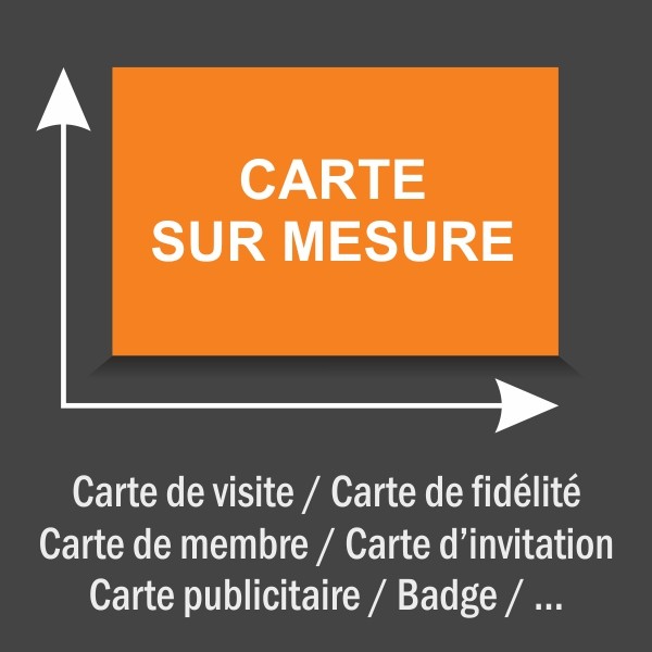 Carte sur mesure