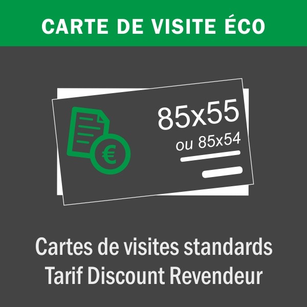 Carte de visite 85x55 mm - Eco