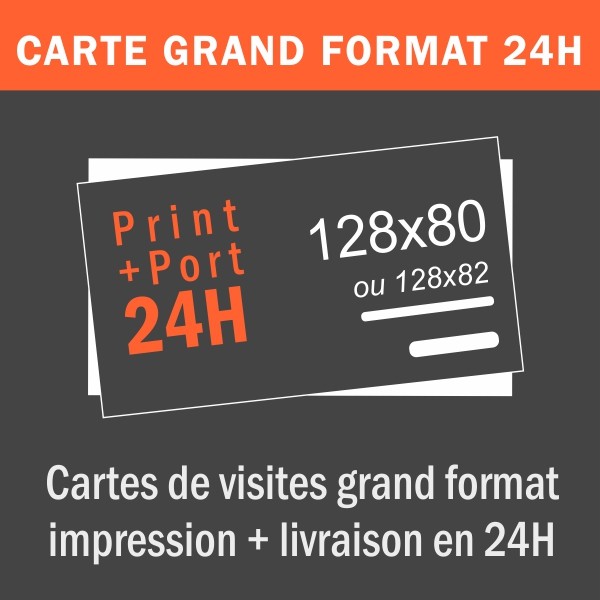 Carte de visite 80x128 mm - Express