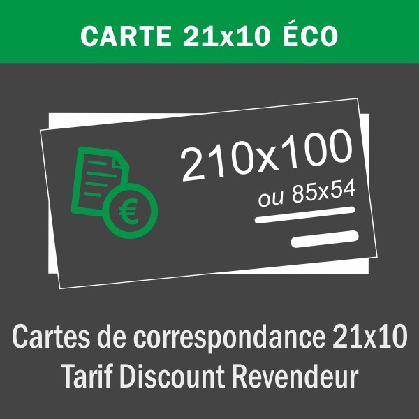 Carte 10x21 cm - Eco