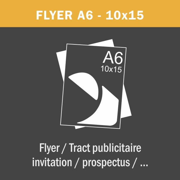 Flyer A6 - 10x15 cm