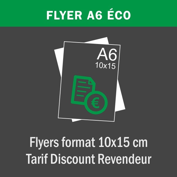 Flyer A6 - 10x15 cm - Eco