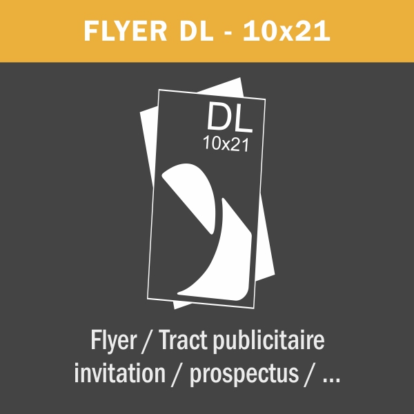 Flyer DL - 10x21 cm