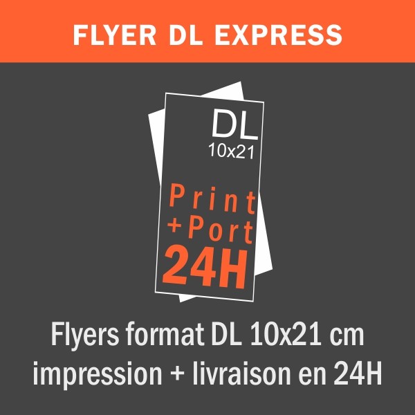 Flyer DL - 10x21 cm - Express