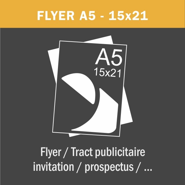 Flyer A5 - 15x21 cm