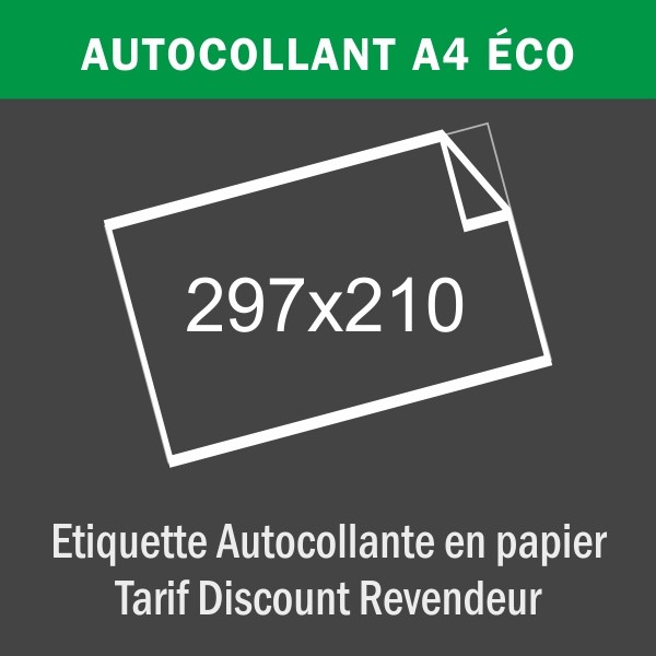 Étiquette adhésive - A4 - Eco