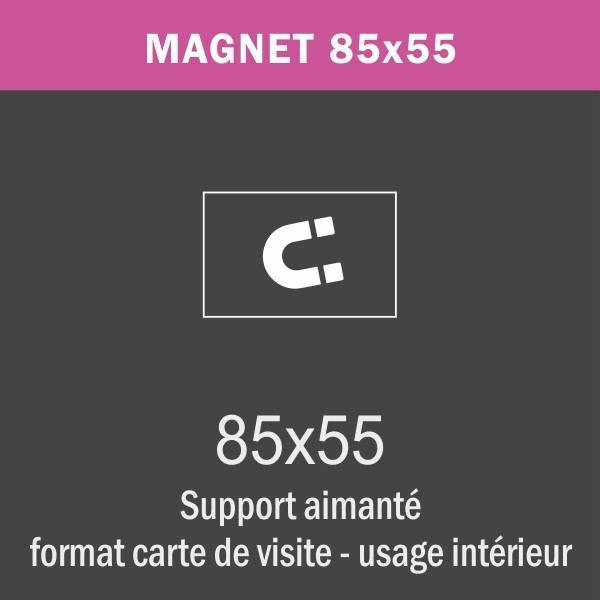 Magnet 85x55 mm