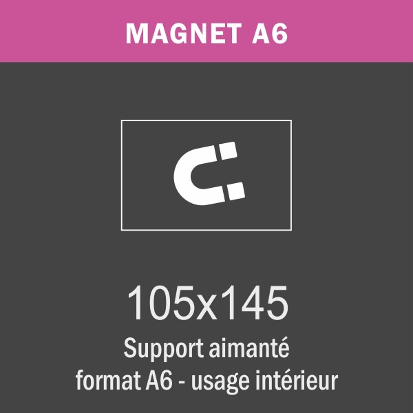 Magnet A6 - 105x145 mm
