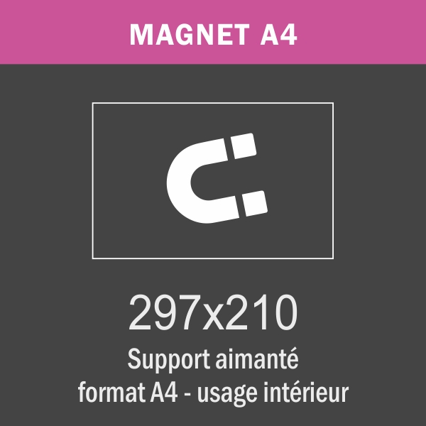 Magnet A4 - 210x297 mm