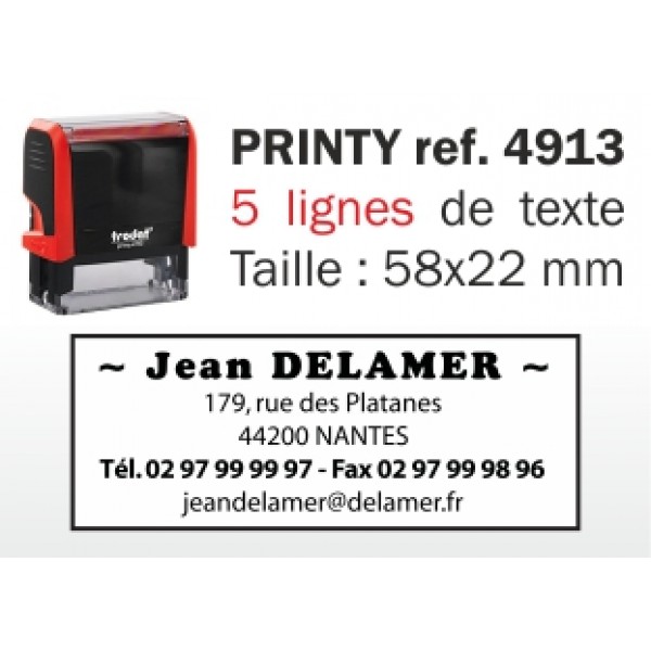 Encre pour tampon encreur, Printy Trodat 4910, à 3,00€ seulement