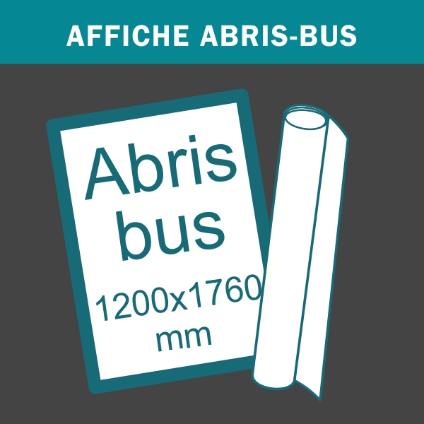 Affiche Abribus - 120x176 cm