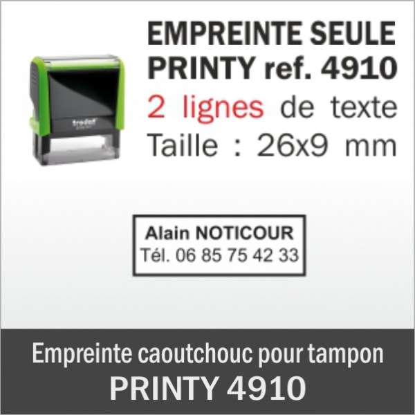 Empreinte Printy 4910