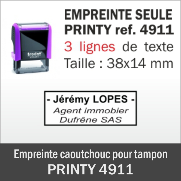 Empreinte Printy 4911