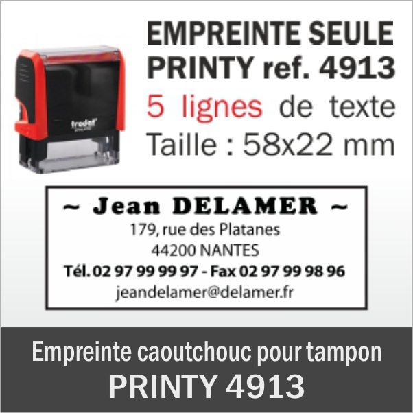 Empreinte Printy 4913