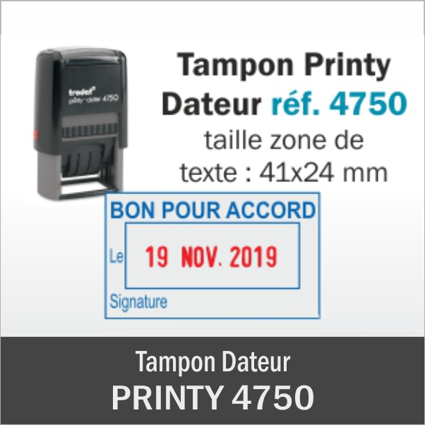 Tampon Dateur Printy 4750