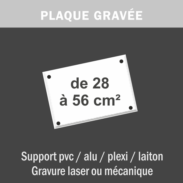 Plaque grav