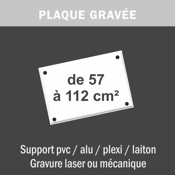 Plaque grav