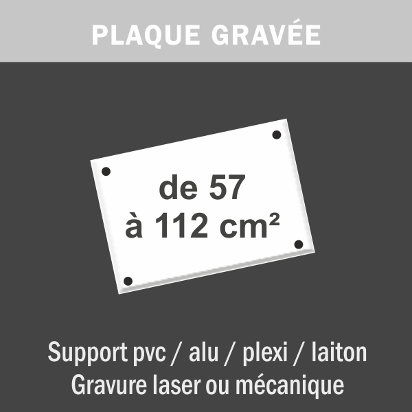 Plaque grav