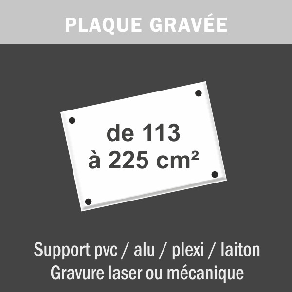 Plaque grav