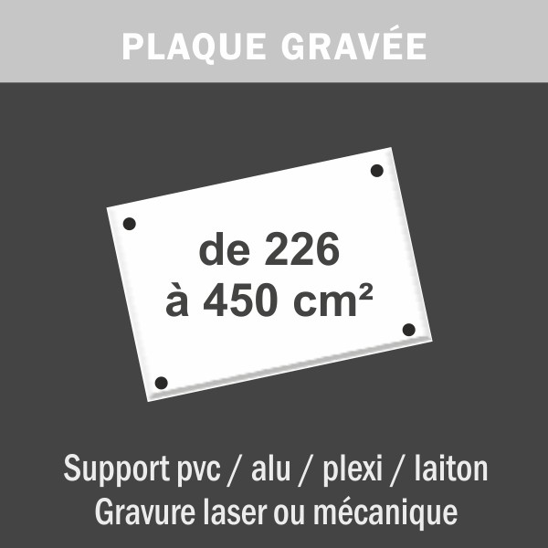 Plaque grav