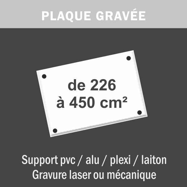 Plaque grav