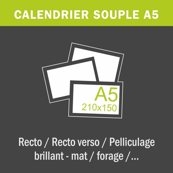 Calendrier Souple A5